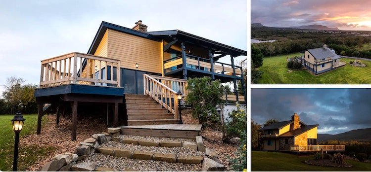 lodges in ireland with hot tub