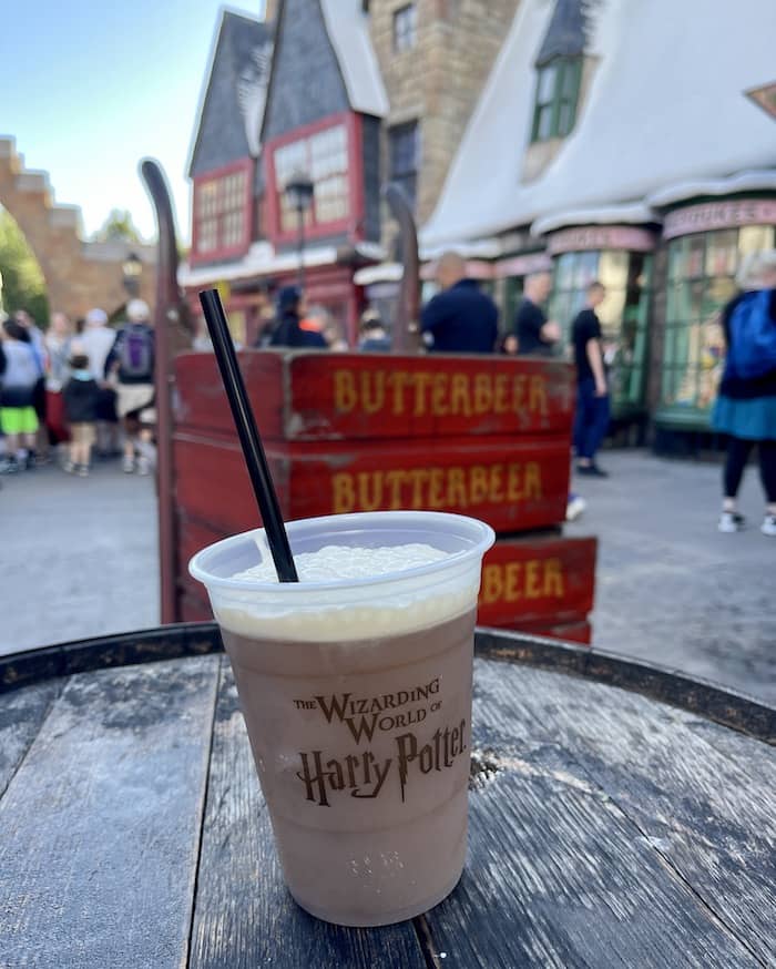 Butter beer at the Wizarding World of Harry Potter in Universal Orlando