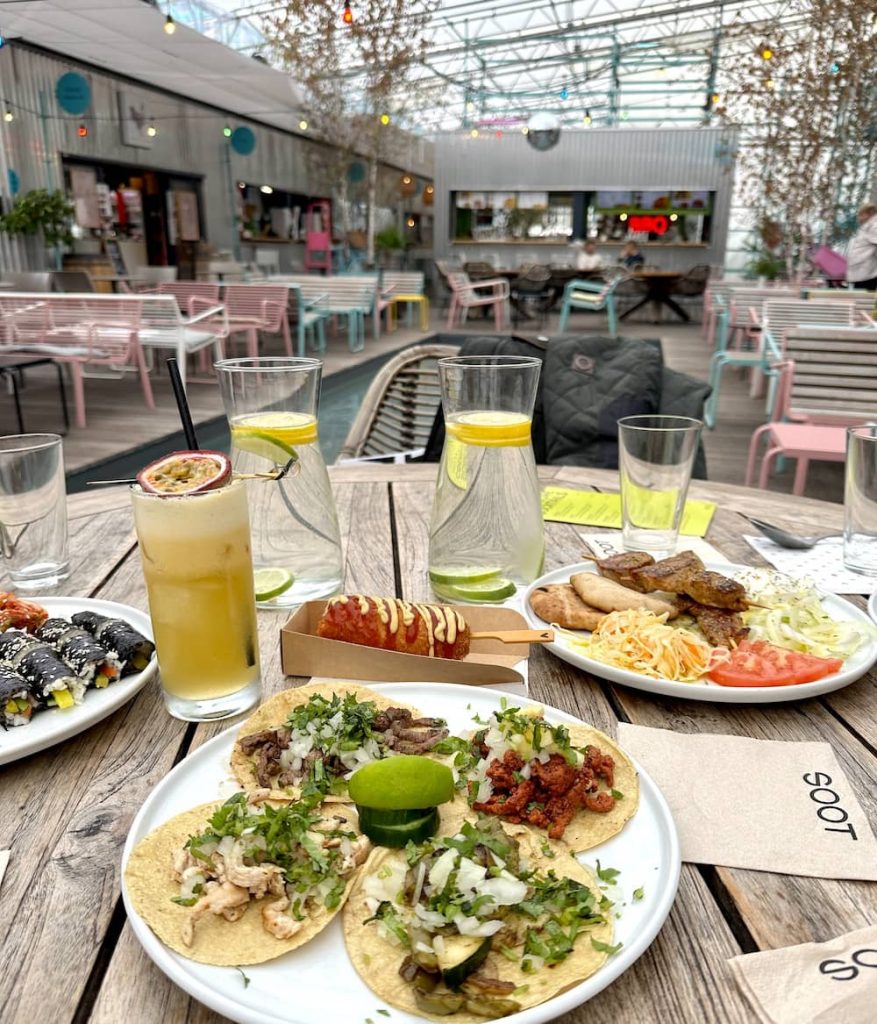 food at Manifesto Market, Prague