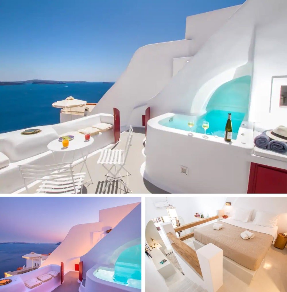 unique airbnbs in Santorini