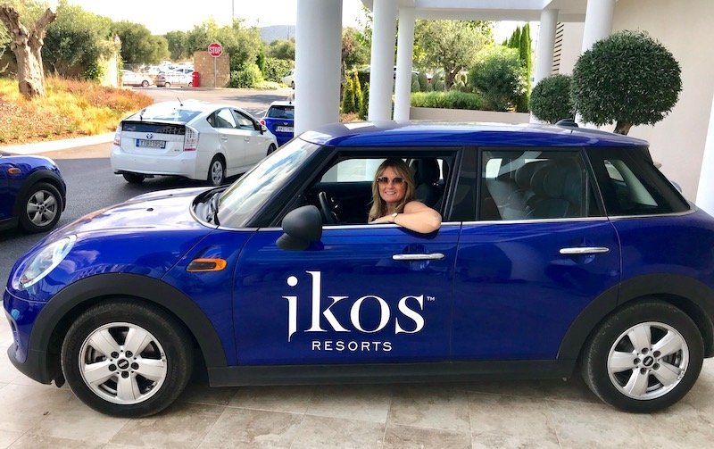 Ikos resorts all inclusive arrangement includes mini cooper hire