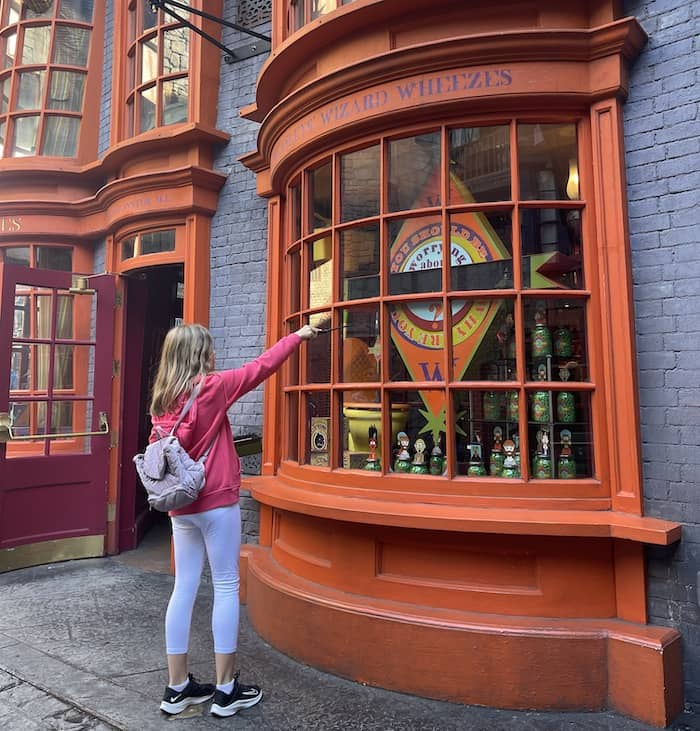 Interactive wands at Wizarding World of Harry Potter 