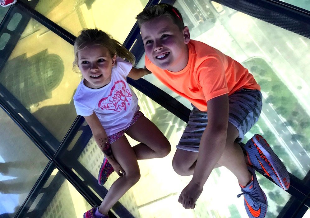 One World Observatory in New York with kids