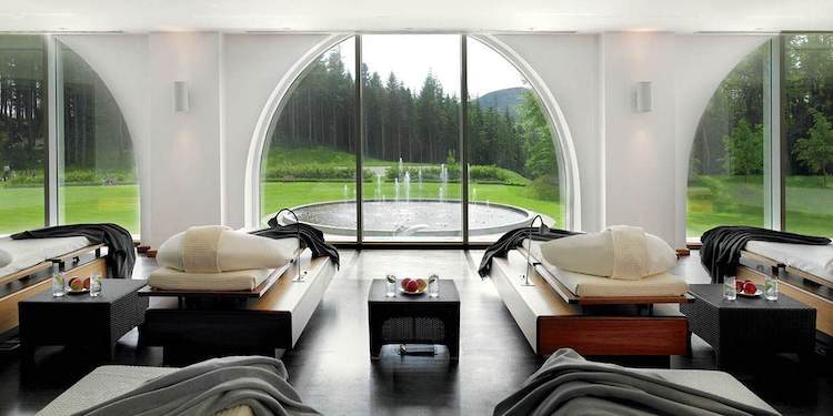 luxury spa hotels in Ireland - Powerscourt Hotel 